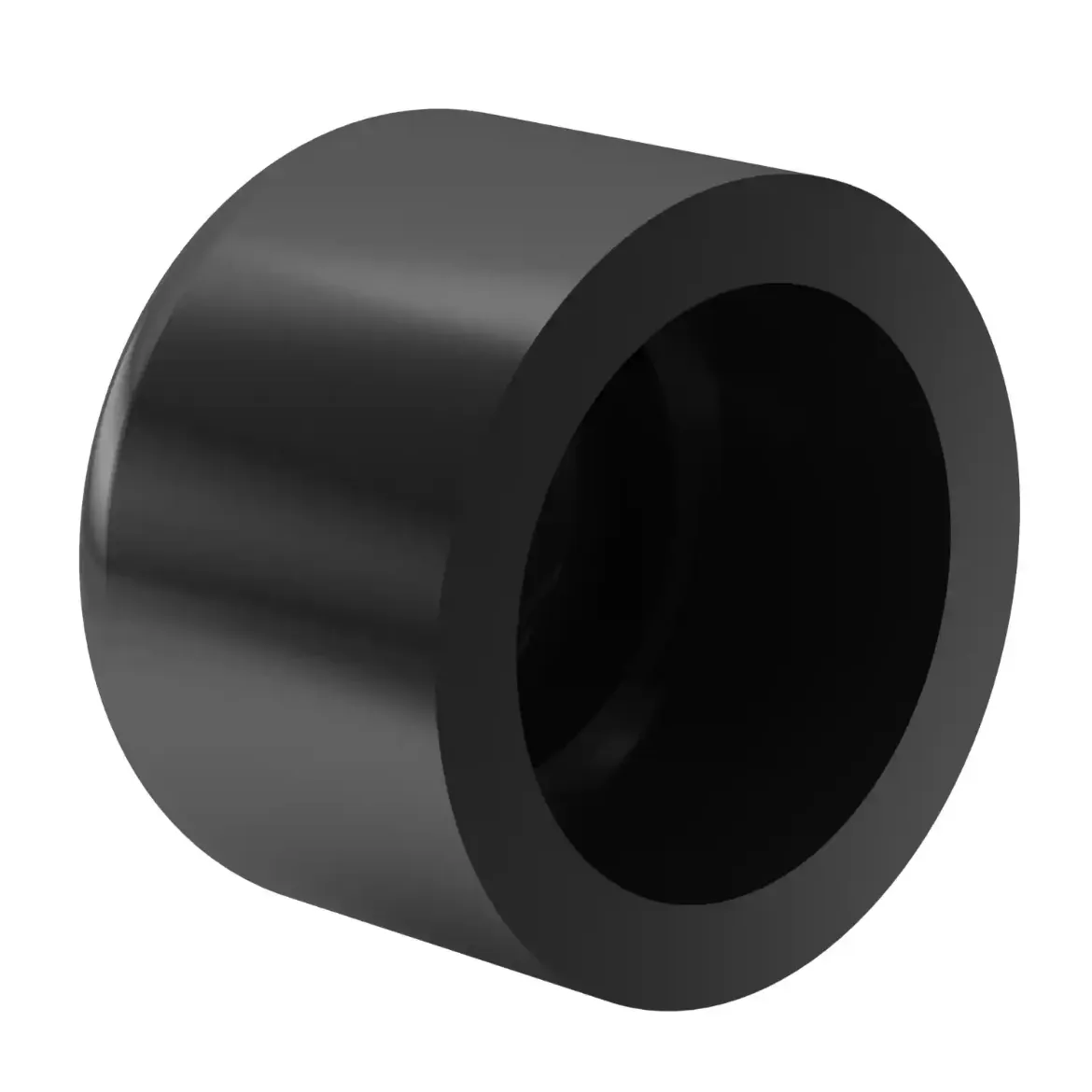 Picture of End Cap:110 MOP 16bar injection moulded Socket-welding PE 100-RC black