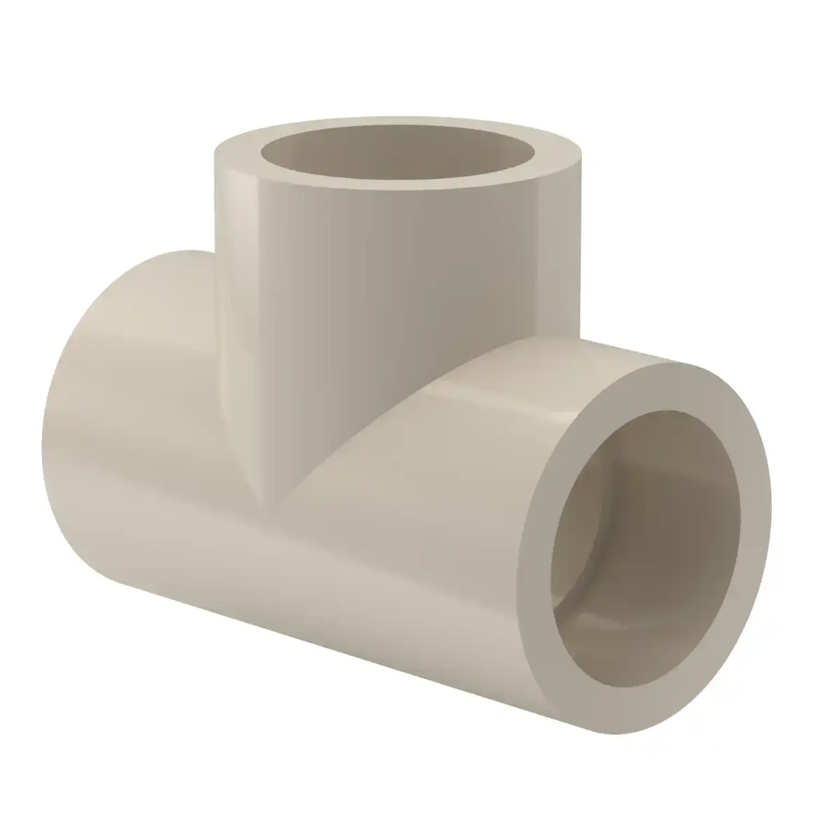 Picture of Tee:40 MOP 20bar injection moulded Socket-welding PPR grey