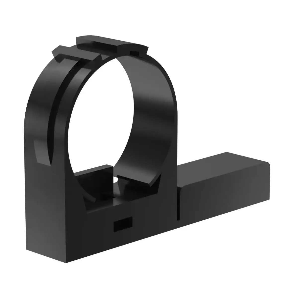 Picture of Pipe Support:32 injection moulded Installation Accessory PP-FRP black