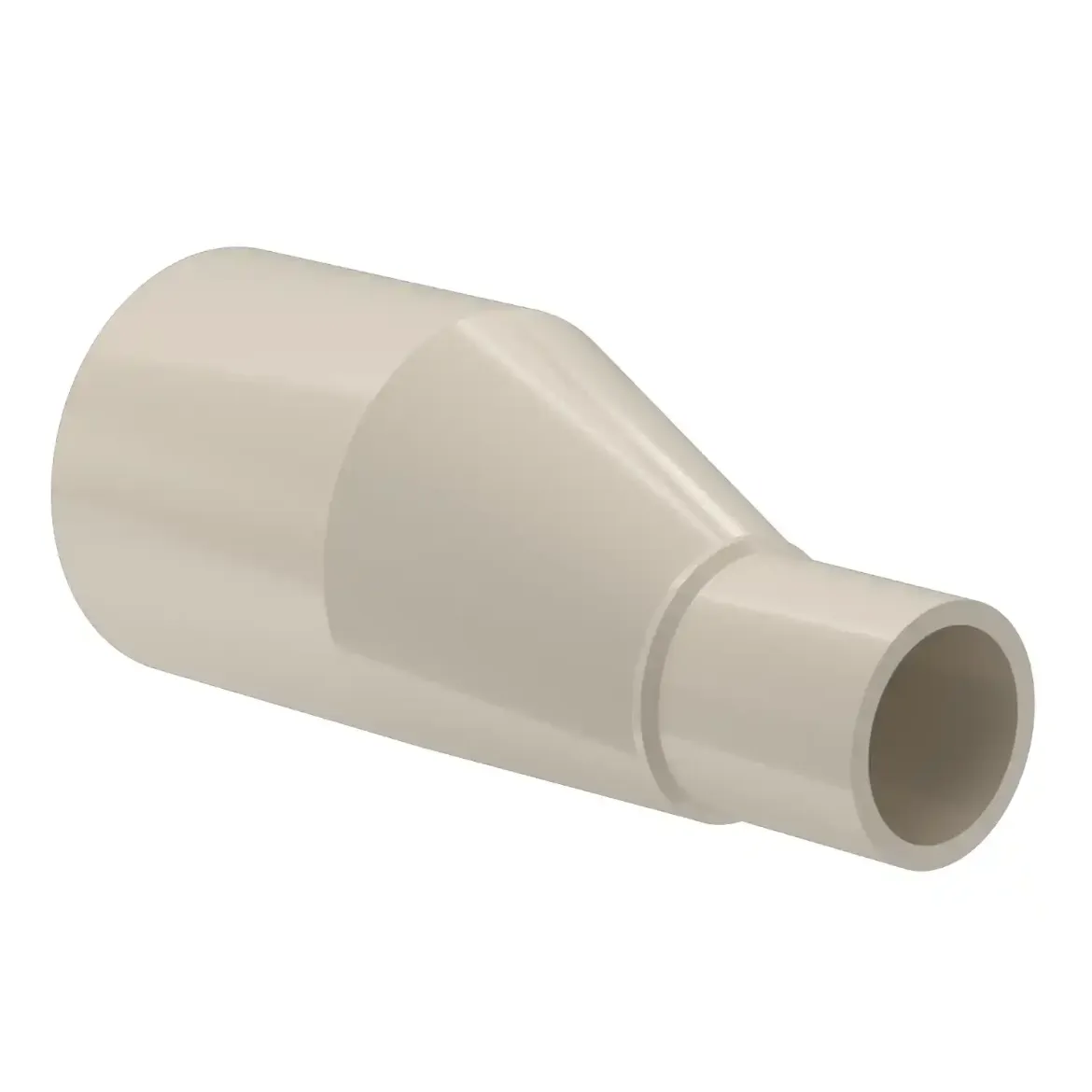 Picture of Reducer excentric:225/160 SDR11 ISO S-5 long spigot injection moulded Butt+E-socket-welding PPR grey