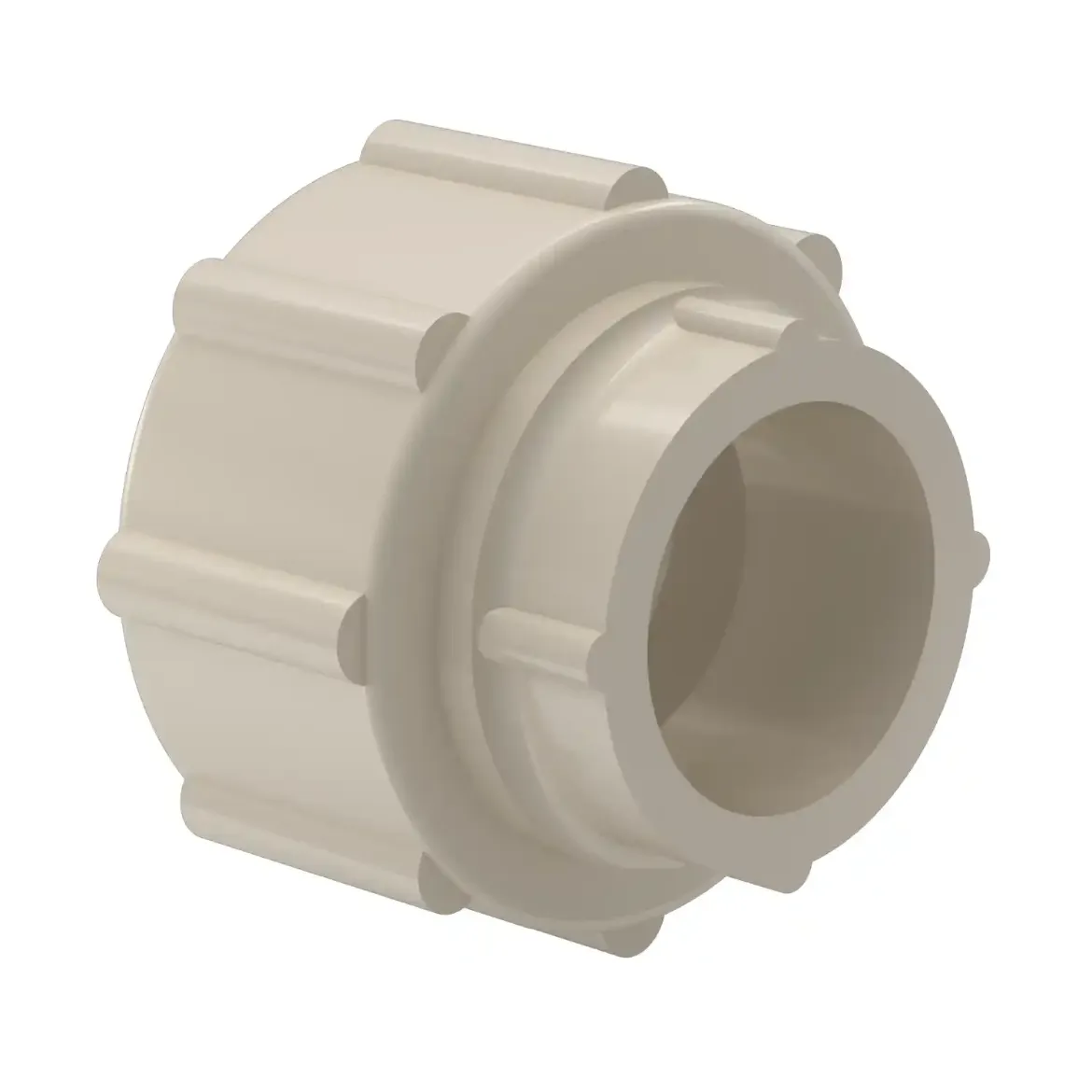 Picture of Union Type 24:32 MOP 10bar FPM-sealing injection moulded Socket-welding PPR grey