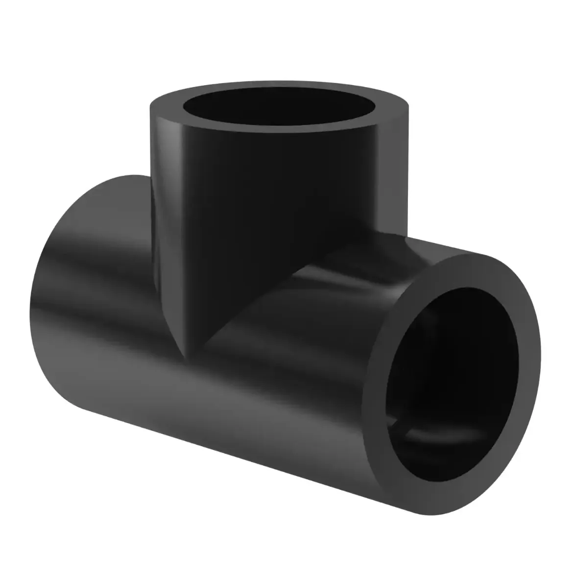 Picture of Tee:25 MOP 16bar injection moulded Socket-welding PE 100-RC black