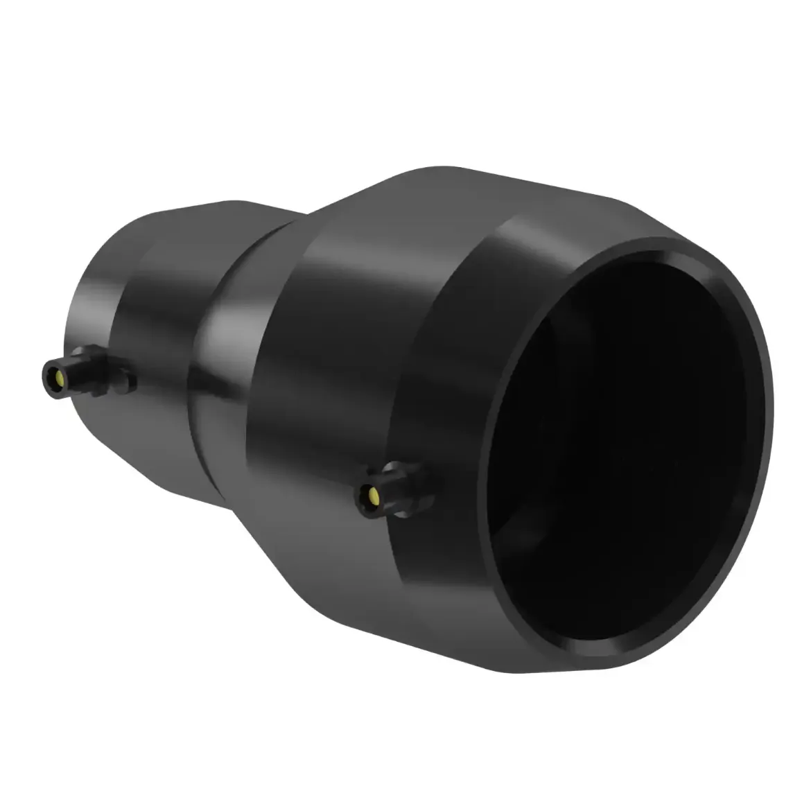 Picture of E-Reducer concentric:63/40 SDR11 MOP water 16bar/gas 10bar injection moulded Electro-fusion W/P PE 100-RC black