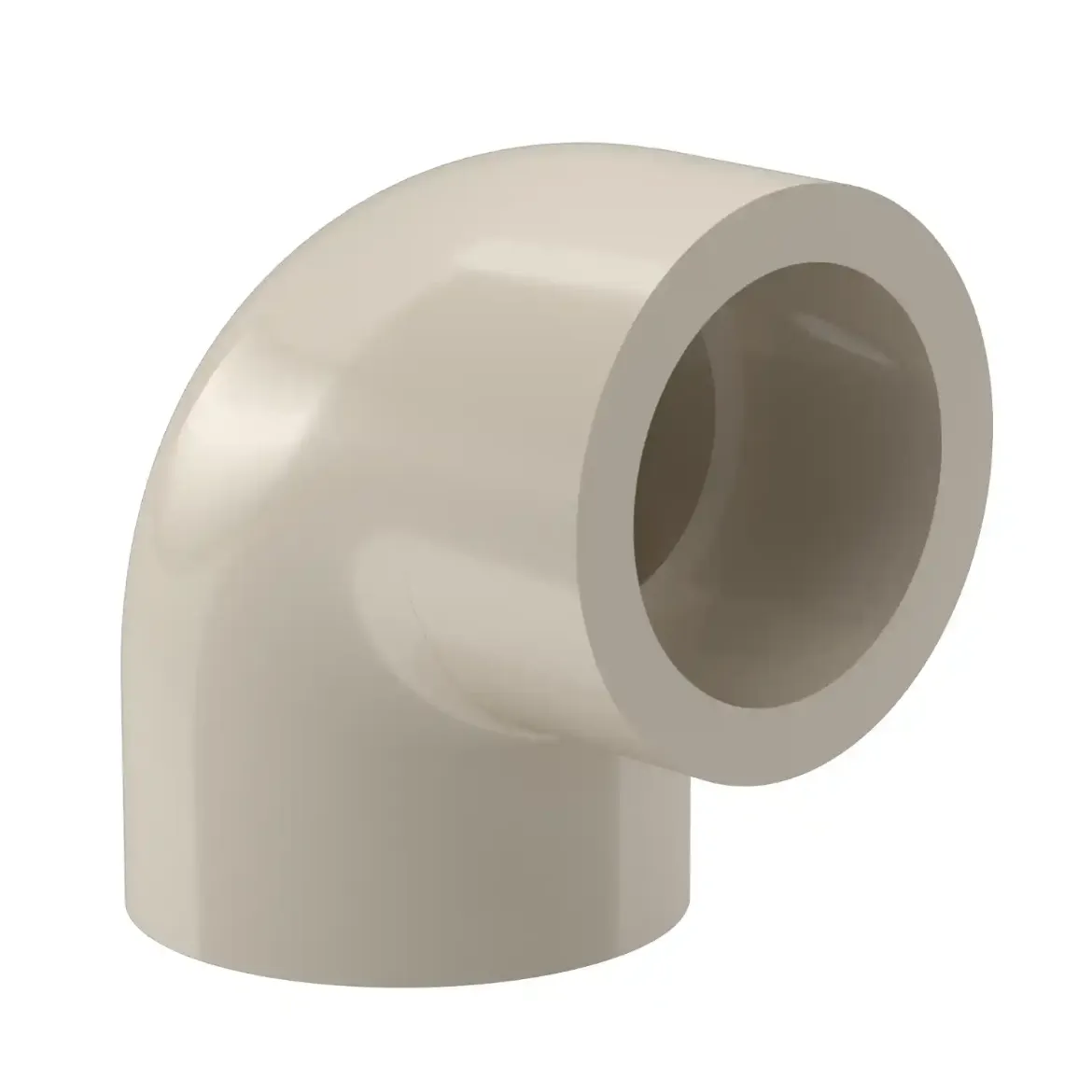 Picture of Elbow 90deg:110 MOP 10bar injection moulded Socket-welding PPR grey