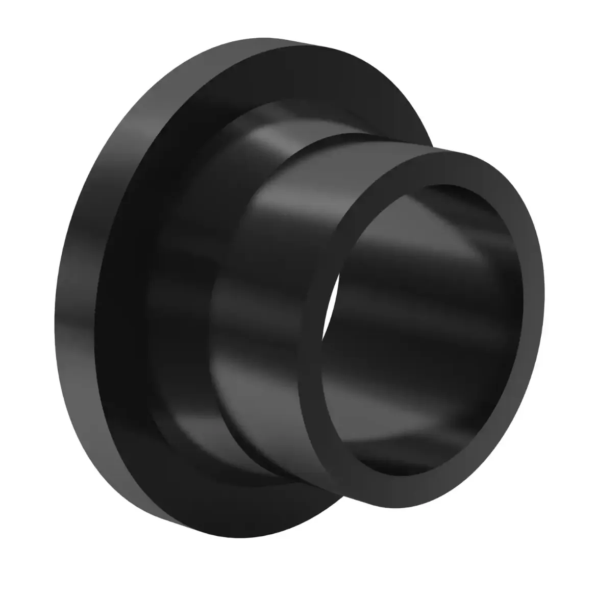 Picture of Stub Flange DIN/AS:225X13.4 SDR17 ISO S-8 short spigot injection moulded Butt-welding PE 100-RC black
