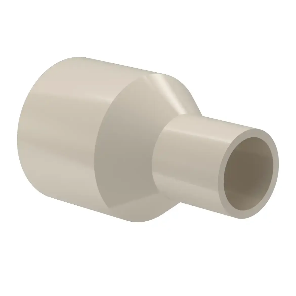 Picture of Reducer concentric:125/110 SDR11 ISO S-5 long spigot injection moulded Butt+E-socket-welding PPR grey