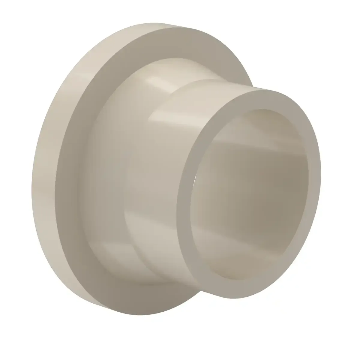Picture of Stub Flange DIN:32X2.9 SDR11 ISO S-5 short spigot injection moulded Butt-welding PPR grey