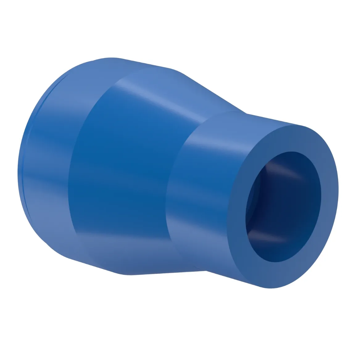 Picture of Reducer concentric:50/32 MOP 16bar injection moulded Socket-welding PE 100 blue