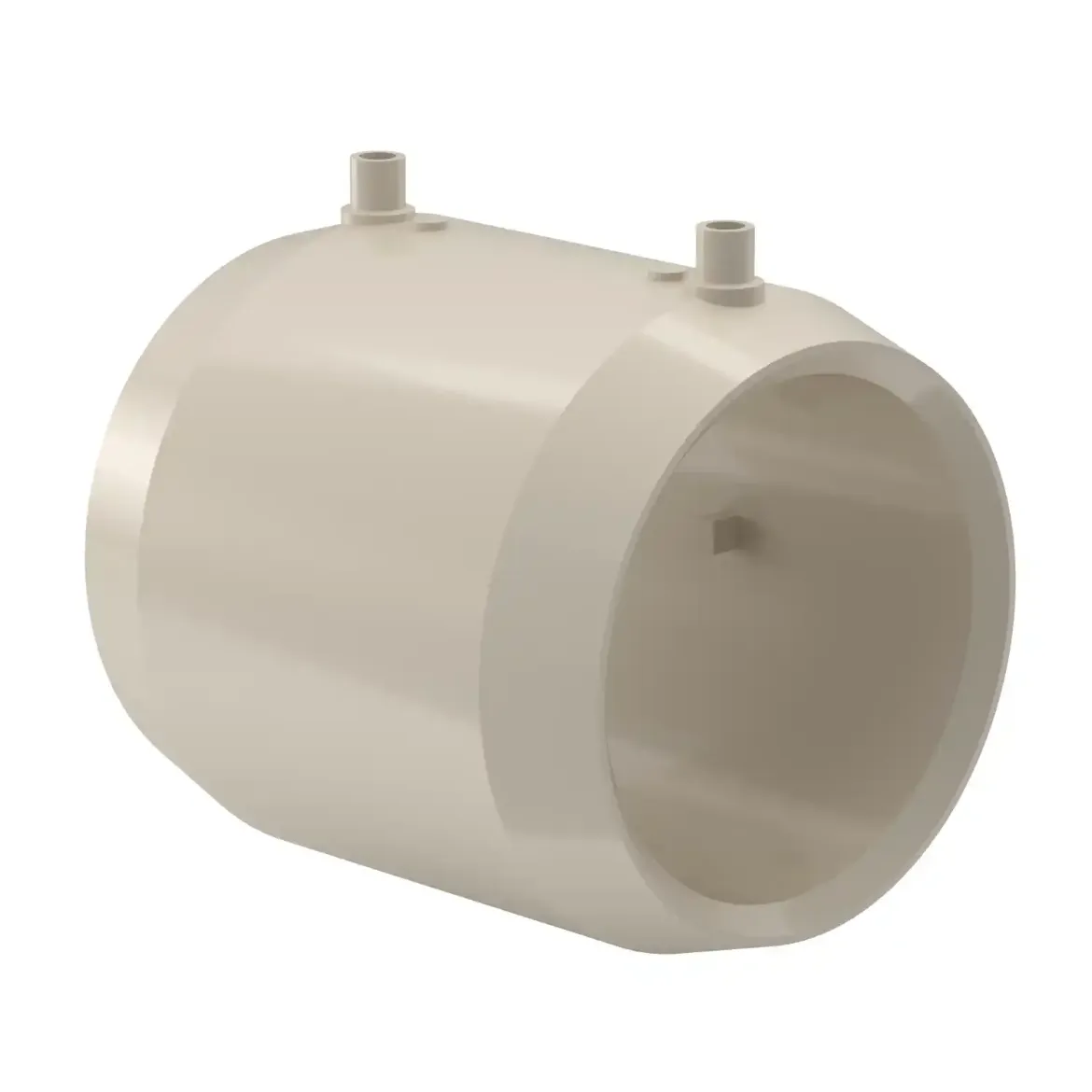 Picture of E-Coupler:50 SDR11-6 injection moulded Electro-fusion PPR grey