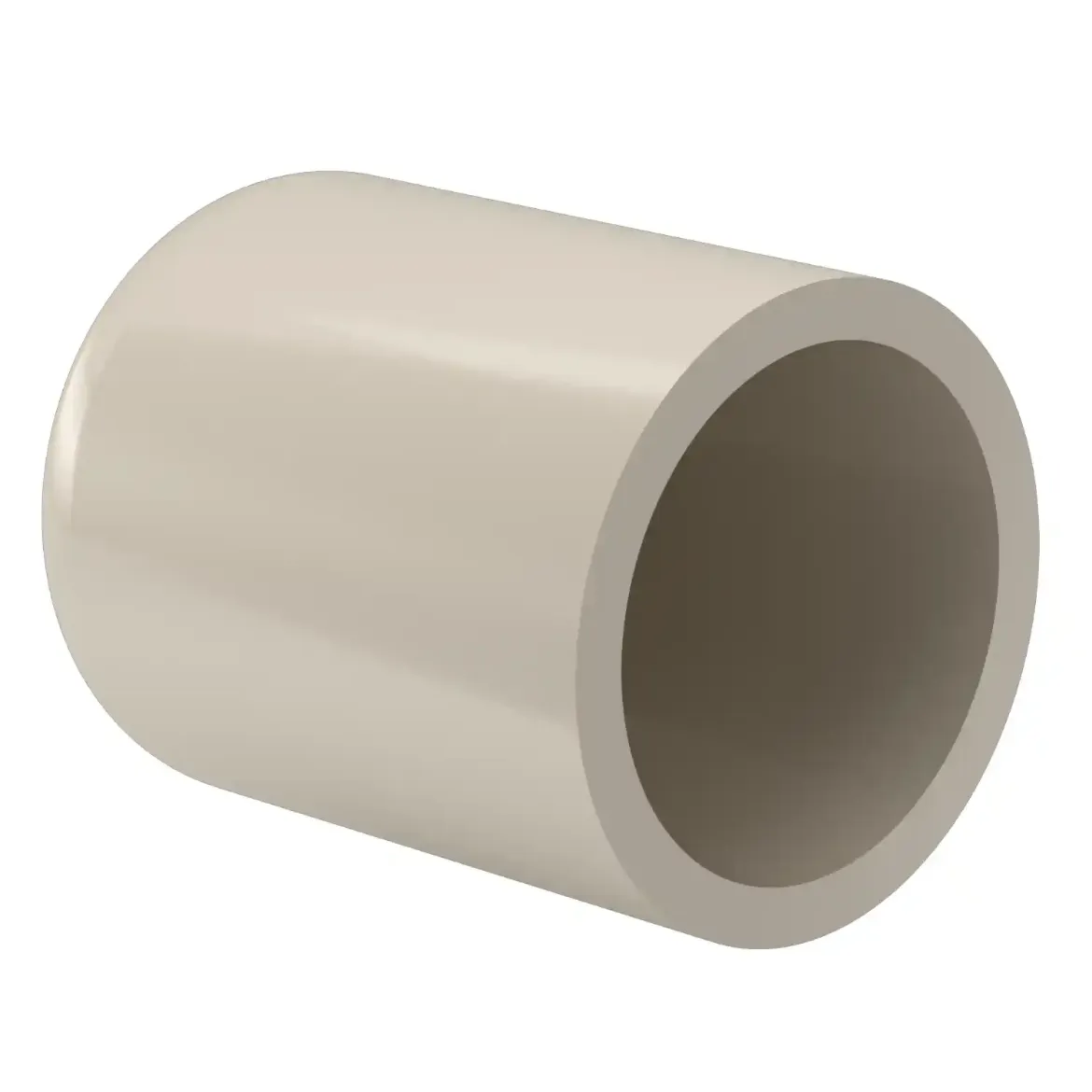 Picture of End Cap:315X28.6 SDR11 ISO S-5 long spigot injection moulded Butt+E-socket-welding PPR grey