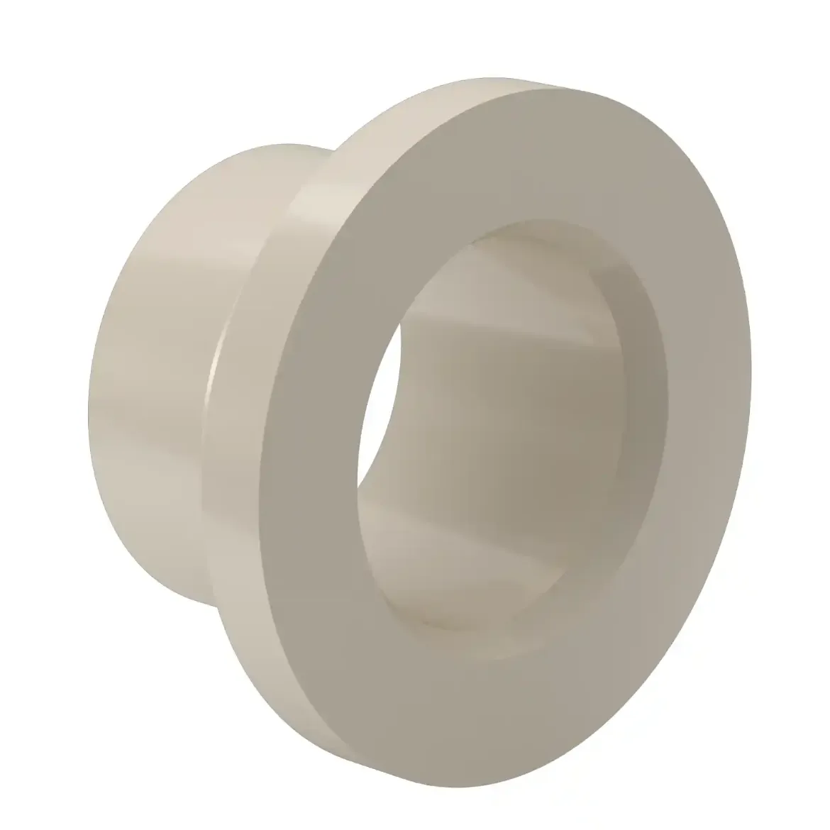 Picture of Chamfered Stub Flange DIN:280X25.4 SDR11 ISO S-5 for butterfly valves injection moulded+chamfered Butt-welding PPR grey