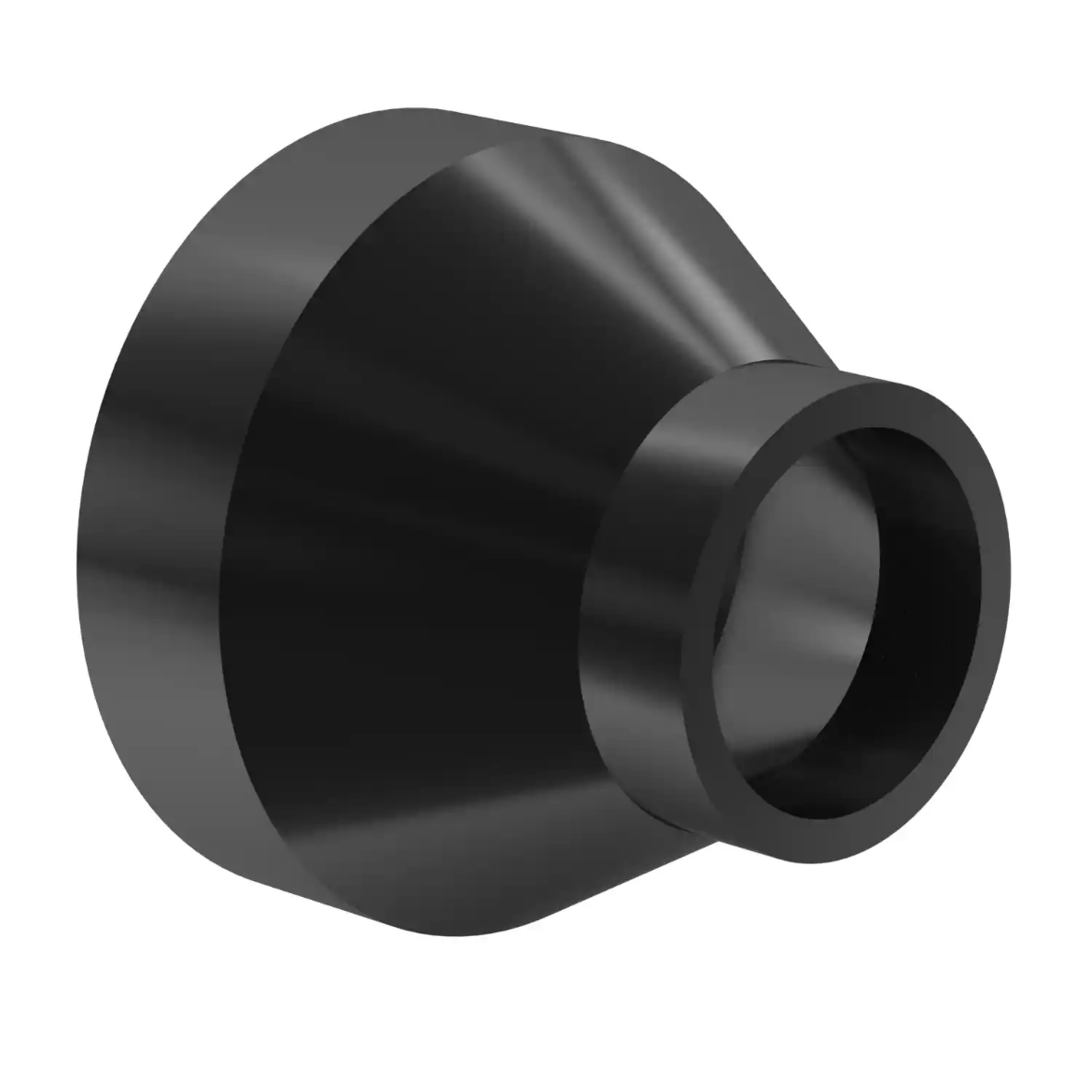 Picture of Reducer concentric 200/180 SDR17 Short Spigot Butt-welding PE 100 black